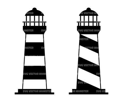 Printable Lighthouse Stencils