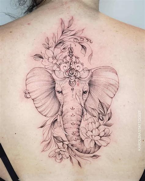 Elephant Tattoos On Thigh