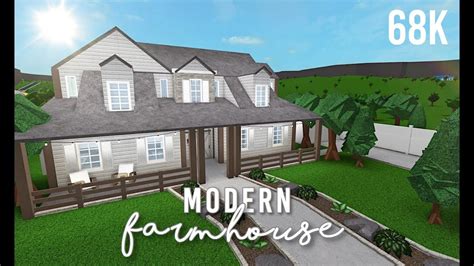 Roblox Bloxburg Modern Farmhouse