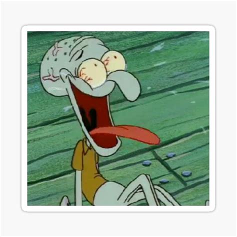 "Squidward Laughing Meme " Sticker for Sale by debracornell97 | Redbubble