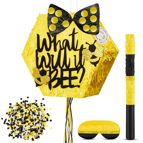 Buy Bee Gender Reveal Pinata What Will It Bee Gender Reveal Pinata What ...