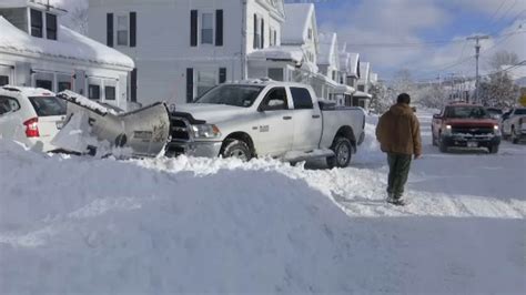 Watertown Clean Up After Snowstorm