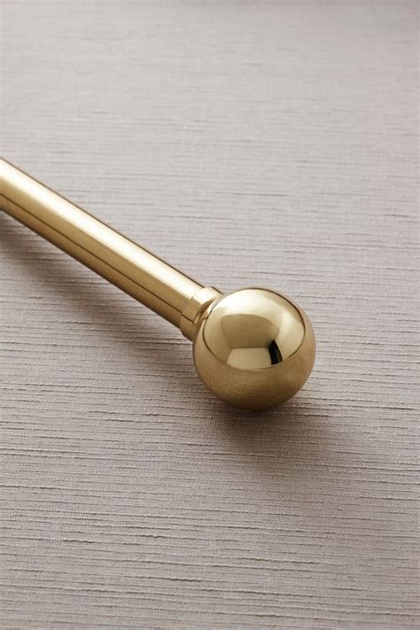 Next Gold Tone Ball 28mm Curtain Pole - Gold | Curtain poles, Curtains, Curtain rails