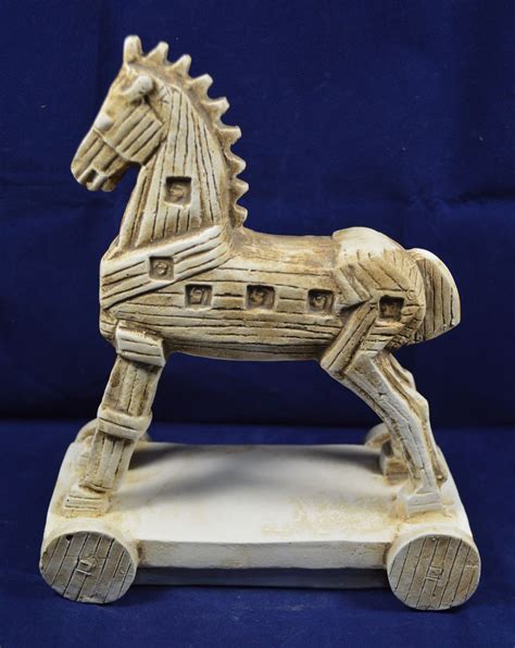 Trojan Horse Sculpture Artifact Statue - Etsy