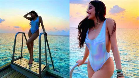 As Janhvi Kapoor poses in sexy iridescent monokini, here are all her stunning photos from ...