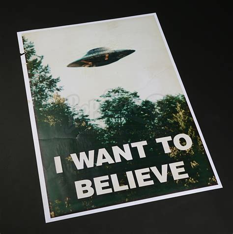 I Want To Believe Poster | Prop Store - Ultimate Movie Collectables