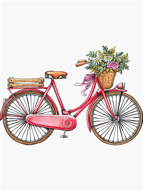 "Vintage Bicycle" Sticker for Sale by Artemis- | Redbubble