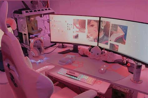 35 Best Looking Pink Gaming Setup for Gamer Girls - GPCD