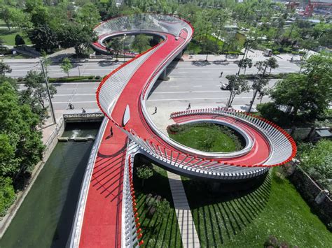 Ruyi Bridge, Dayuan Park, Chengdu, Sichuan - e-architect