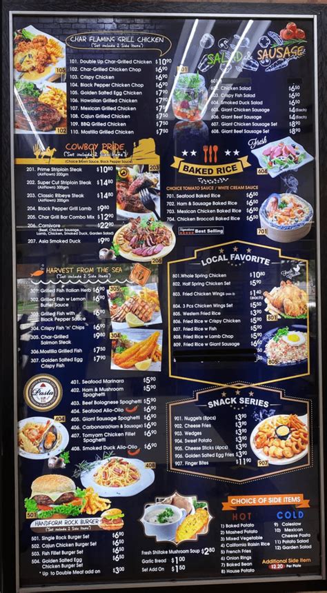 Char Grill Bar Menu Singapore Updated Price 2024