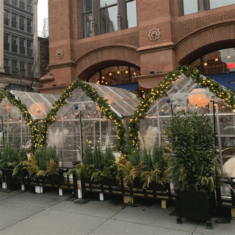 7 Cozy Places With Igloo Dining in NYC - Corner of Carmine