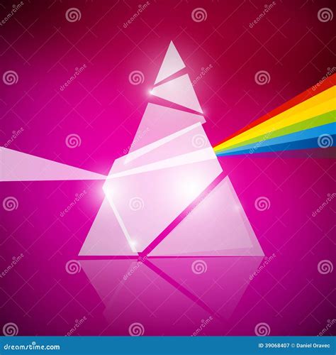 Prism Spectrum Illustration Stock Vector - Illustration of prism, physics: 39068407