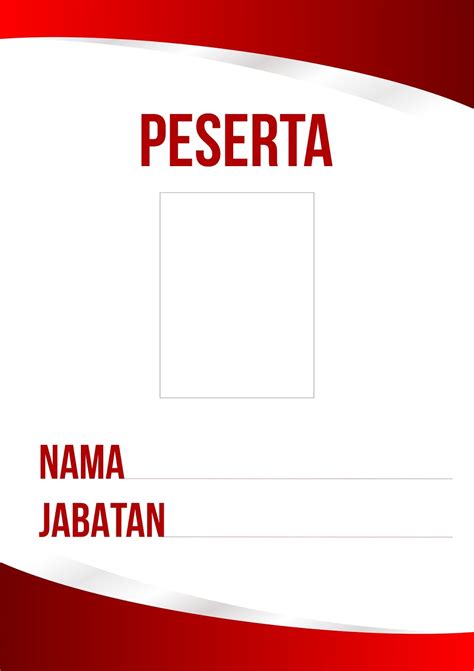 Contoh Desain Id Card Kosong - IMAGESEE