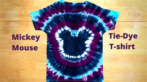 tie dye mickey mouse diy