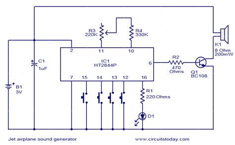 Jet engine sound generator | Todays Circuits ~ Engineering Projects