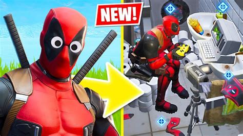 New DEADPOOL SKIN Challenges!! (Fortnite Battle Royale) | Deadpool skin, Deadpool, Fortnite