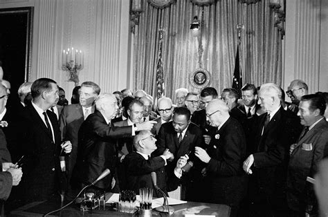 Photo - Signing of the Civil Rights Act of 1964 - LBJ Library