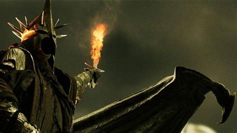 Witchking Of Angmar, Nazgûl, The Lord Of The Rings, Sword, Fire