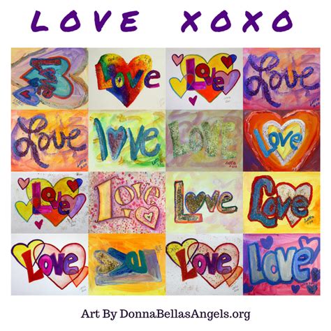 Love Words Art Gallery - DonnaBellas Angels