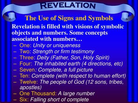 Revelation Symbols And Meanings