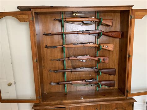 Not bad for a $50 display cabinet : r/guns