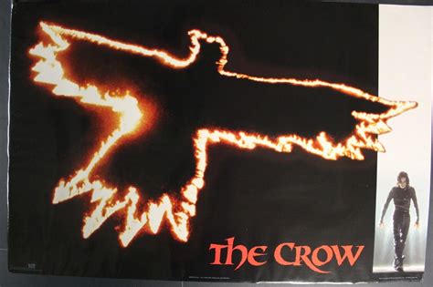 Vintage Brandon Lee- " The Crow " Poster - Rare- Crow Vision | #4555358893