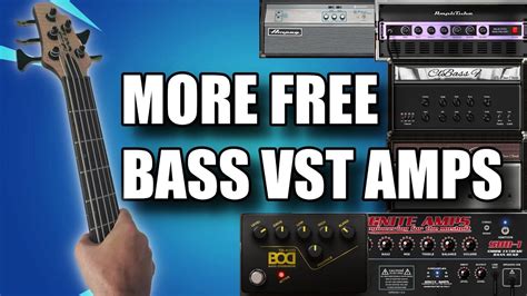 More FREE Bass VST Amp Plugins 2021 | TUGGtv - YouTube