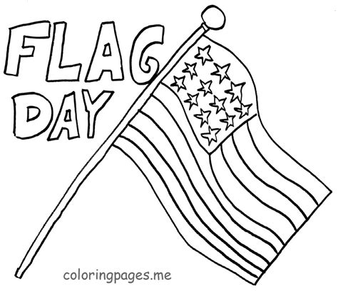 Flag Day Coloring Pages - GetColoringPages.com