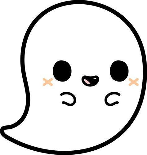 Cute spooky ghost Sticker by peppermintpopuk | Cute little drawings ...