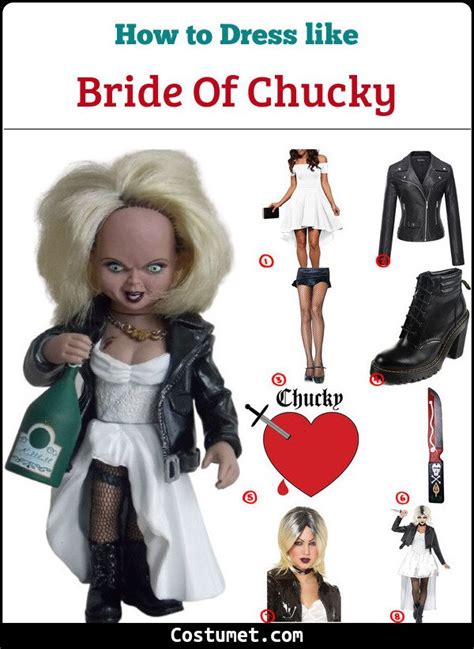 Tiffany Valentine/Bride of Chucky (Child’s Play) Costume for Cosplay ...