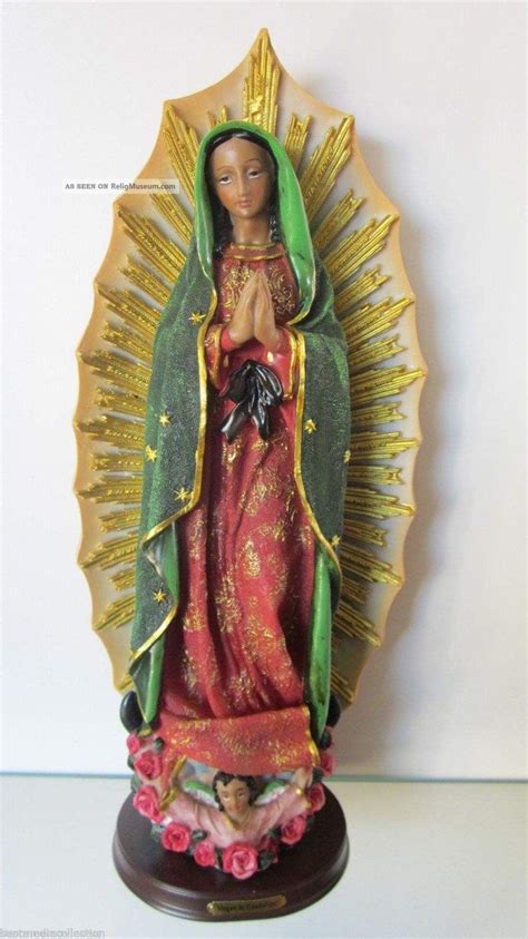 - Virgen De Guadalupe / Virgin Mary Statue 16 Inch 6219 - 17 ...