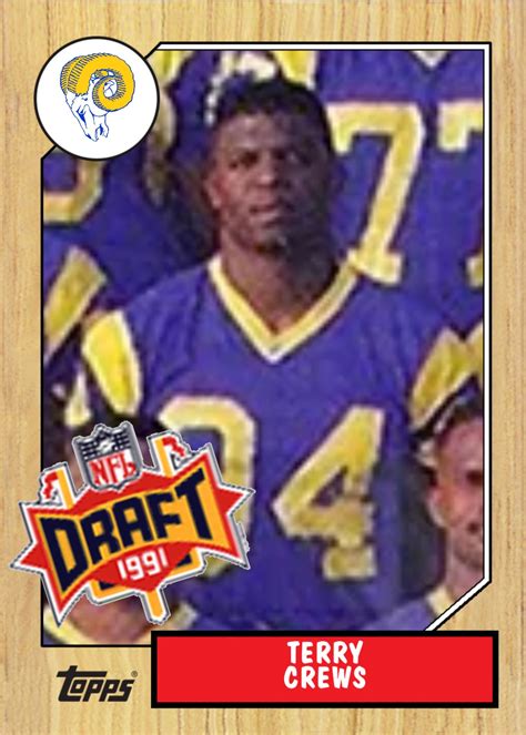 Terry Crews Los Angeles Rams No. 94 Defensive end / Linebacker NFL Draft: 1991 / Round: 11 ...