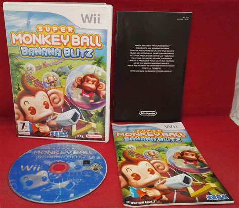 Super Monkey Ball Banana Blitz Nintendo Wii Game – Retro Gamer Heaven