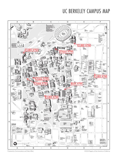 UC BERKELEY CAMPUS MAP - University of California, Berkeley