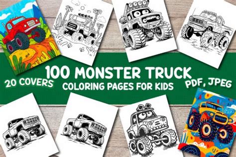 1 Monster Truck Coloring Pages For Girls Room Designs & Graphics
