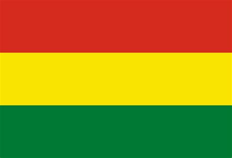 The official flag of the bolivia