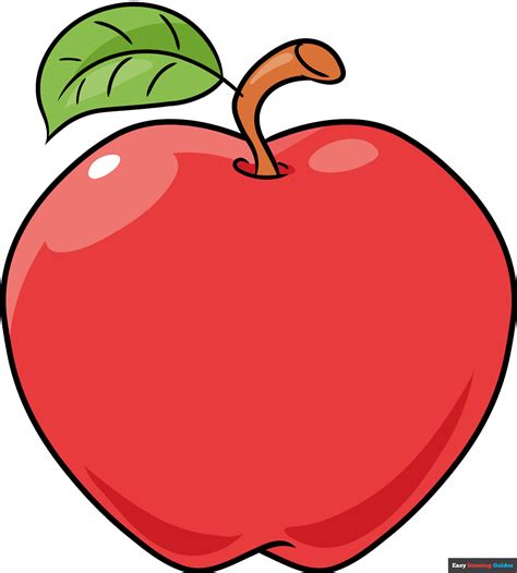 How to Draw a Cartoon Apple - Really Easy Drawing Tutorial, to draw a - tuyensinhdaihocso.edu.vn