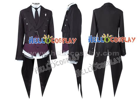 Black Butler Kuroshitsuji Sebastian Cosplay Costume