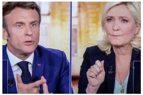 French election 2022: Macron-Le Pen go head to head in televised debate ...