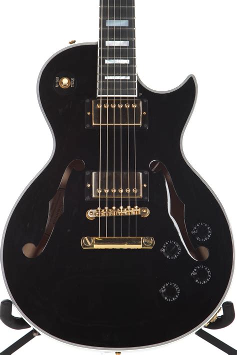 2015 Gibson ES Les Paul Custom Black Beauty Ebony | Guitar Chimp