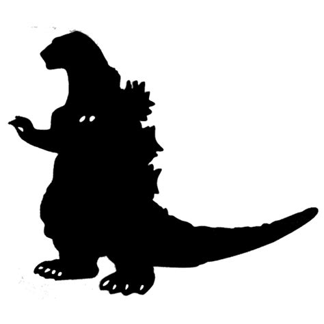 Godzilla Silhouette Vector Free - ClipArt Best