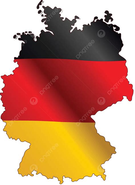 Germany Map Geography Clip Clipart Vector, Map Clipart, Geography Clipart, Geography PNG and ...