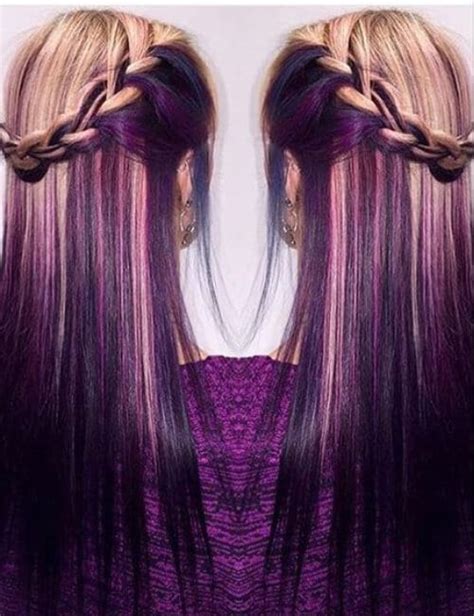 50 Beautiful Purple Hair Color Ideas and Styles - My New Hairstyles