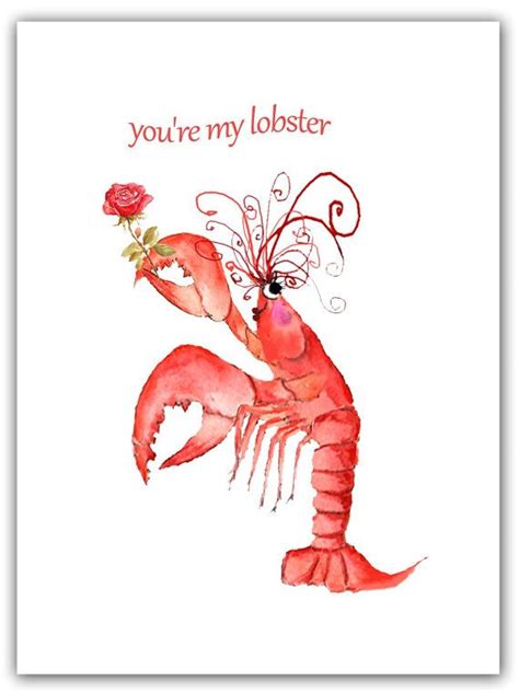 your my lobster card nautical valentine. lobster valentine | Funniest valentines cards ...