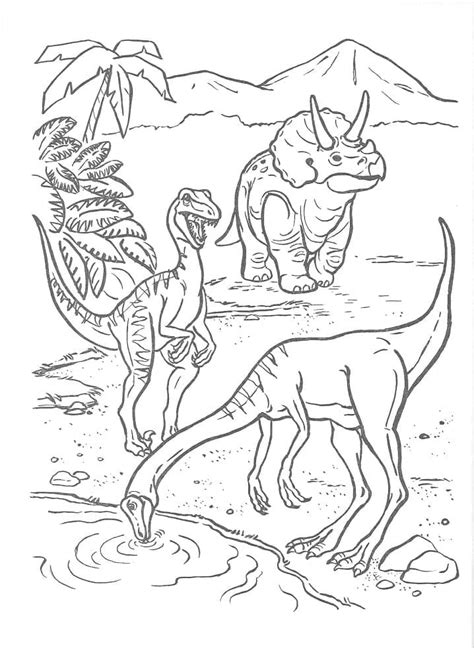 Jurassic Park Dinosaurs coloring page - Download, Print or Color Online ...