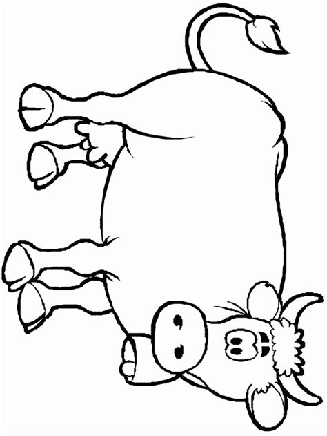 Cow coloring page - Cow free printable coloring pages animals | Cow coloring pages, Animal ...