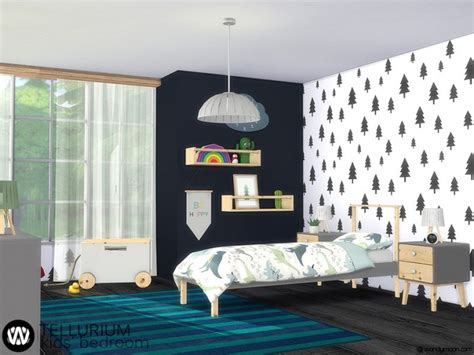 Tellurium Kids Bedroom by wondymoon at TSR » Sims 4 Updates