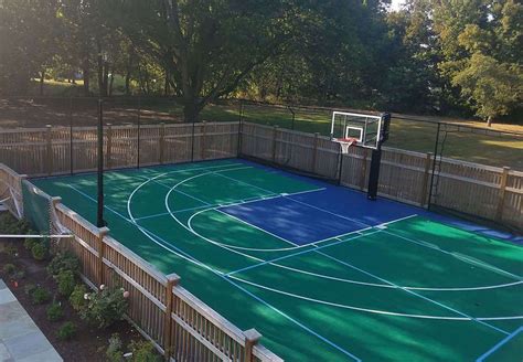 Pickleball Court Gallery | Pickleball court, Basketball court backyard, Backyard