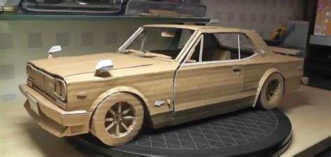 ART CORNER: Look at these amazing cars made out of cardboard | Japanese Nostalgic Car