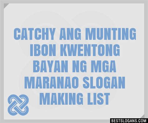 100+ Catchy Ang Munting Ibon Kwentong Bayan Ng Mga Maranao Making Slogans 2024 + Generator ...